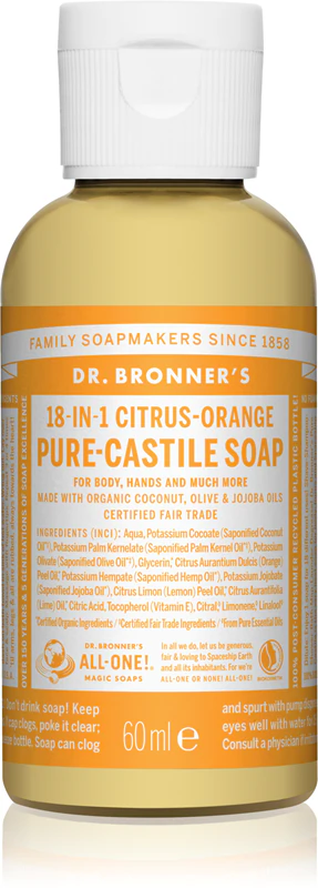 Dr. Bronner's Citrus & Sinaasappel Alleszeep
