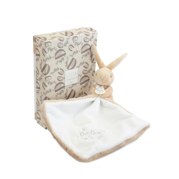 Lapin doudou - Lapin et doudou beige