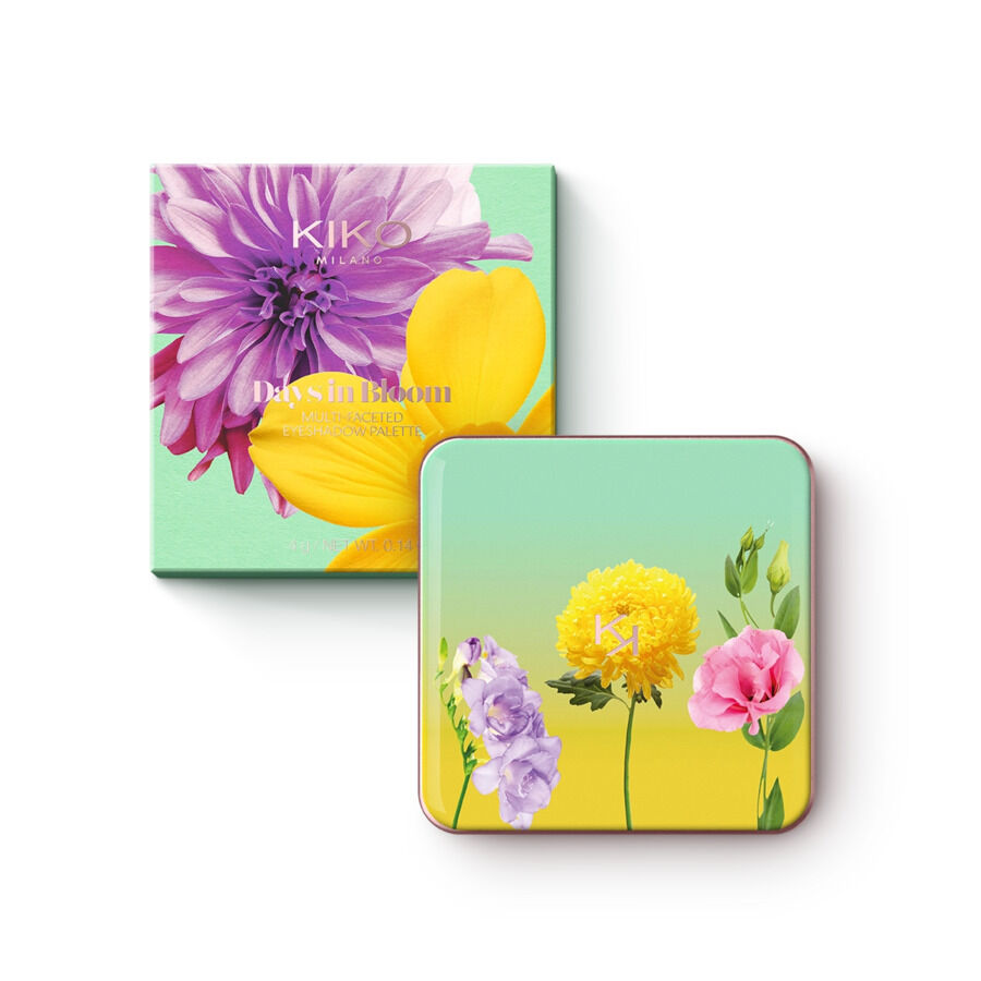 Kiko Milano Days In Bloom daudzpusīgā acu ēnu palete