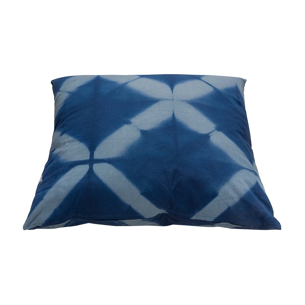 vtwonen Jastučnica Dekorativni jastuk Tie Dye Blue White - 1 kom