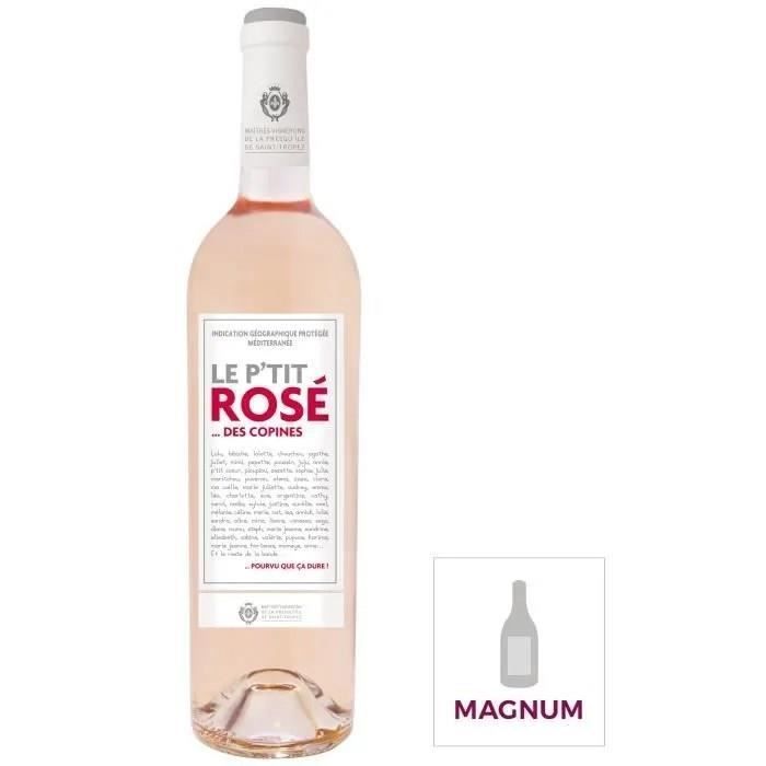 botellas + 1 magnum - Le P'tit Rosé des Copines Méditerranée - Vino rosado - 6 x 75cl + 1 x 150cl