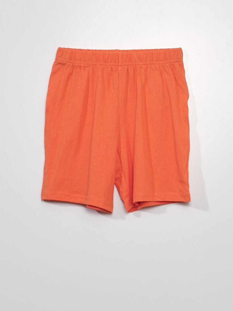 Korte pyjama - t-shirt + short - 2-delig - GRIJS