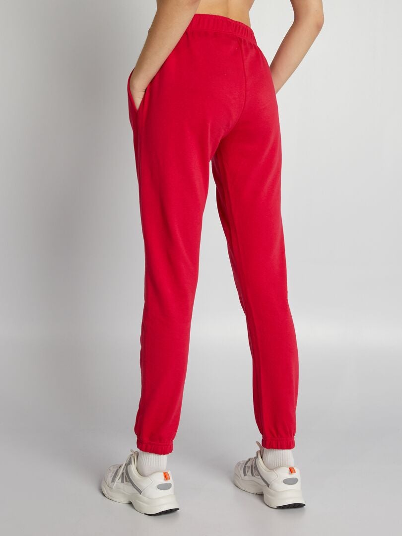 Pantalones deportivos de felpa - ROSA