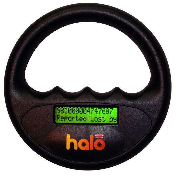 Lecteur de puces halo scanner noir 163 g