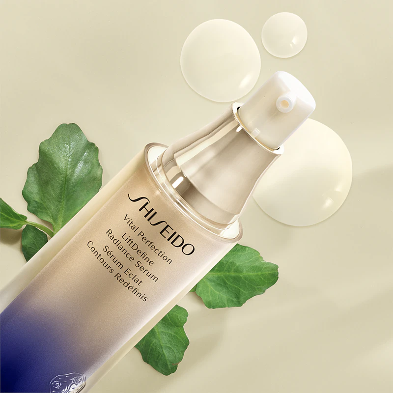 Shiseido Vital Perfection Liftdefine Radiance Serum: sérum firmador para uma aparência jovem.