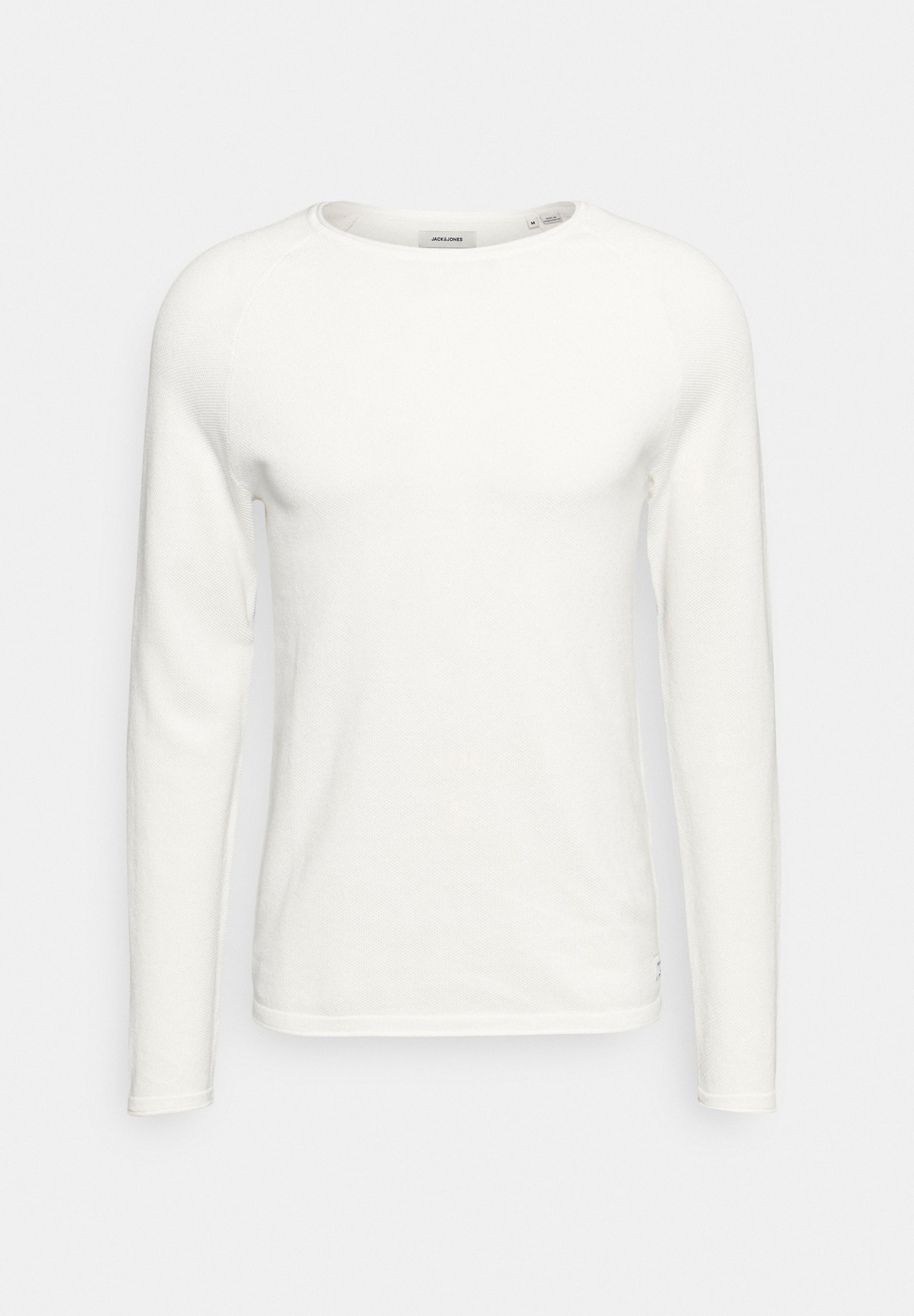 Jack & Jones JJEHILL CREW NECK - Jumper - cloud dancer