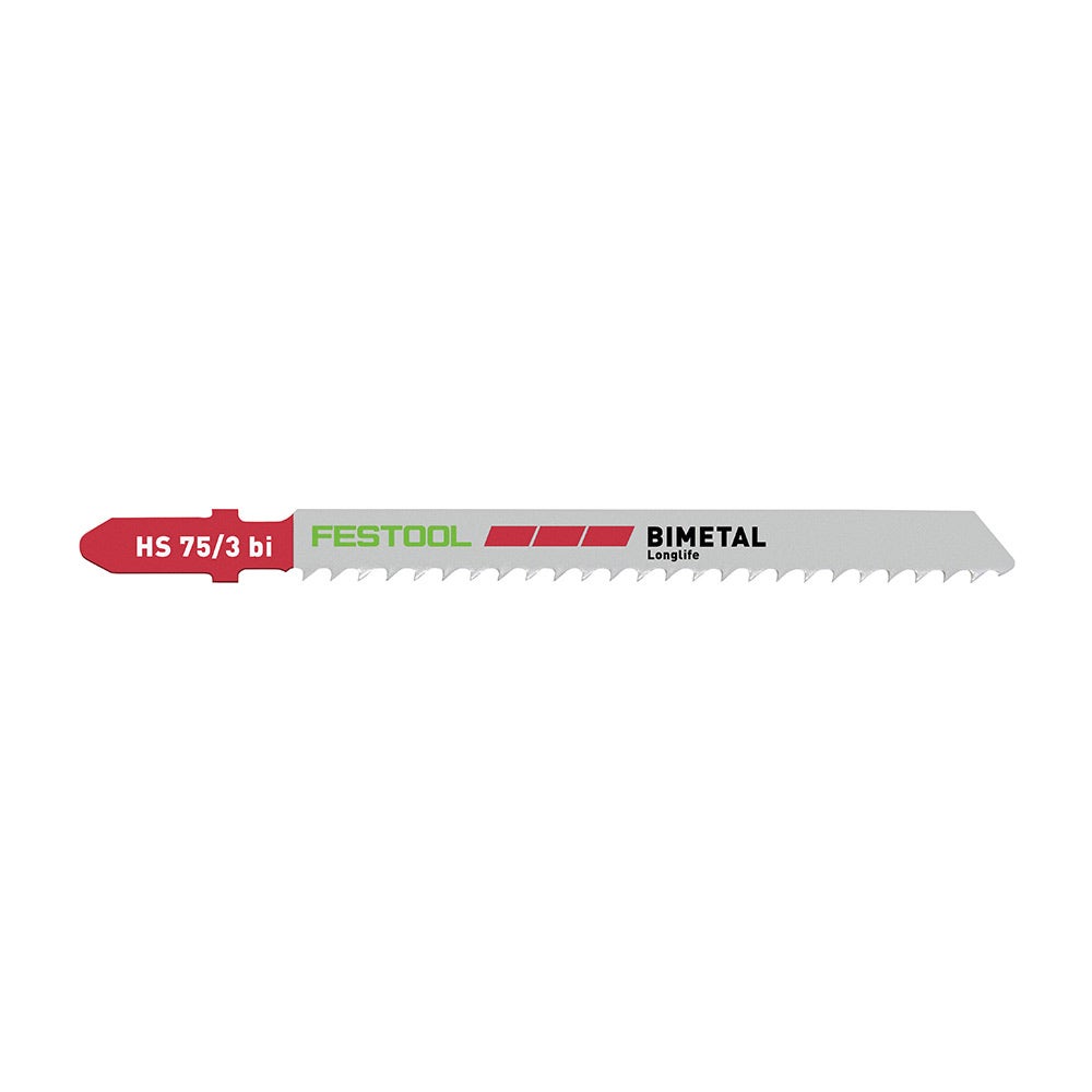 FESTOOL Sägeblatt 75 mm x 3 mm mit T-Schaft zum Schneiden von Laminaten – 5 Stück 204336