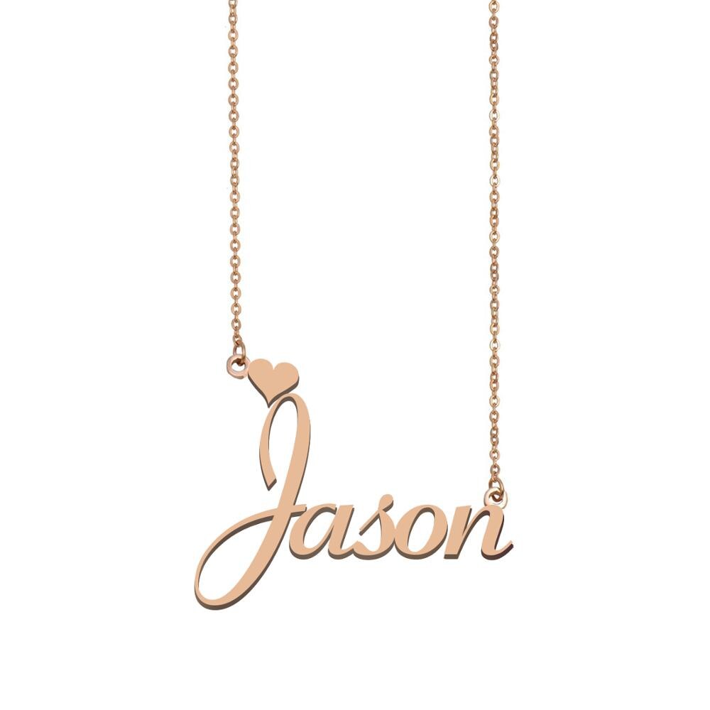 Collier Jason, personnalisé pour femmes, filles, meilleures amies, cadeau d'anniversaire, de mariage, de Noël ou de fête des mères