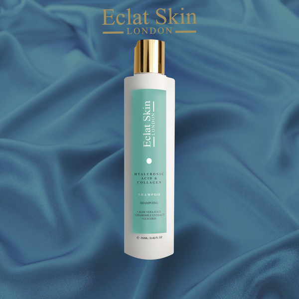 Champú Eclat Skin London con ácido hialurónico y colágeno, 250 ml