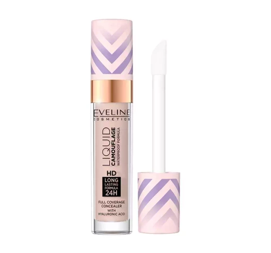 Eveline Cosmetics Liquid Camouflage korektor kryjący z kwasem hialuronowym 03 Soft Natural 7 ml