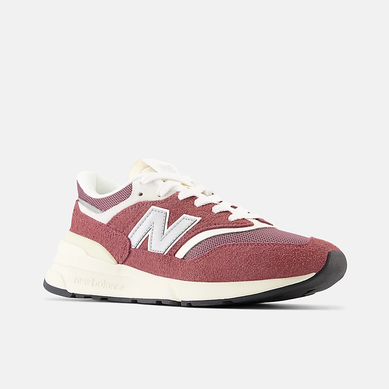 Unisex 997R - Prany burgund z solą morską