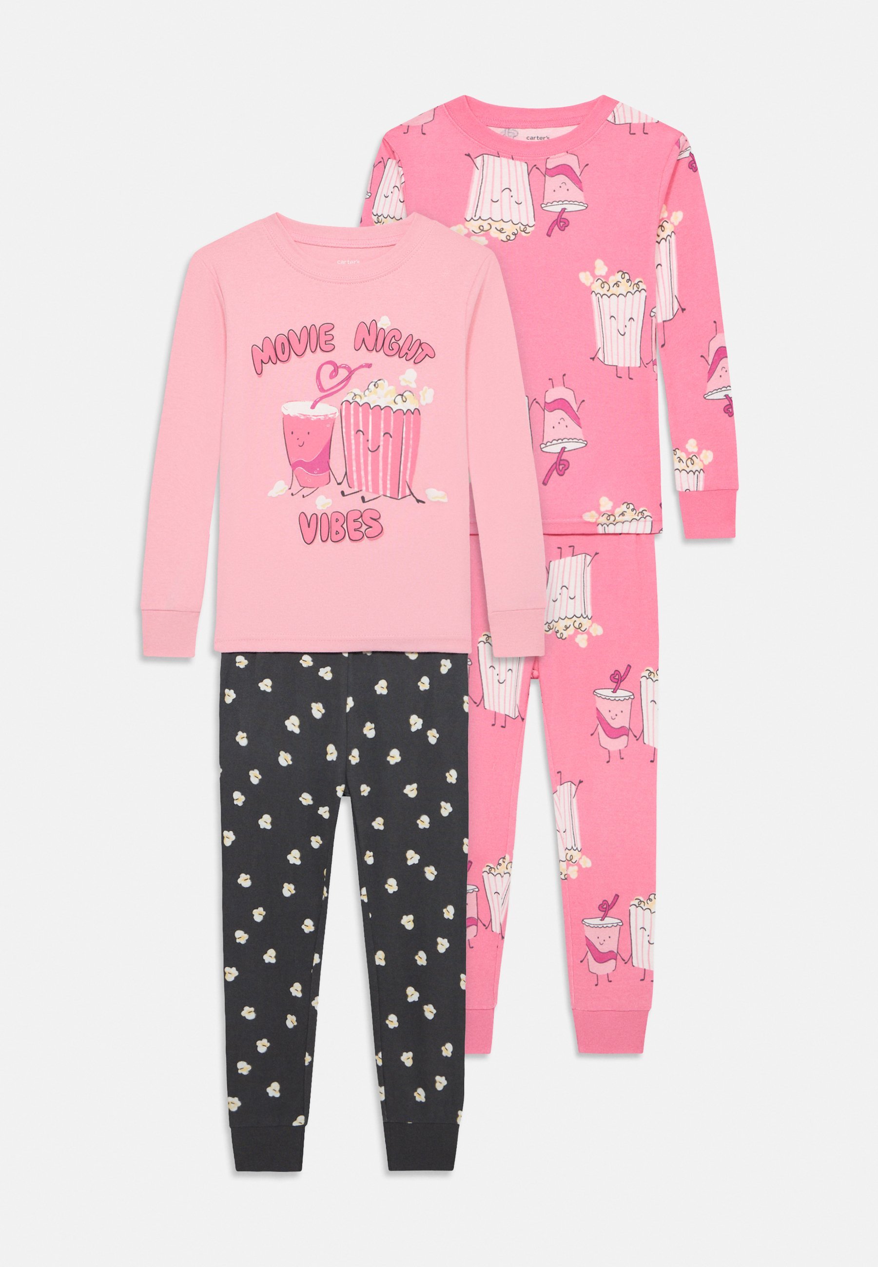 Set pigiama Carter's da 2 pezzi - rosa chiaro/rosa/nero