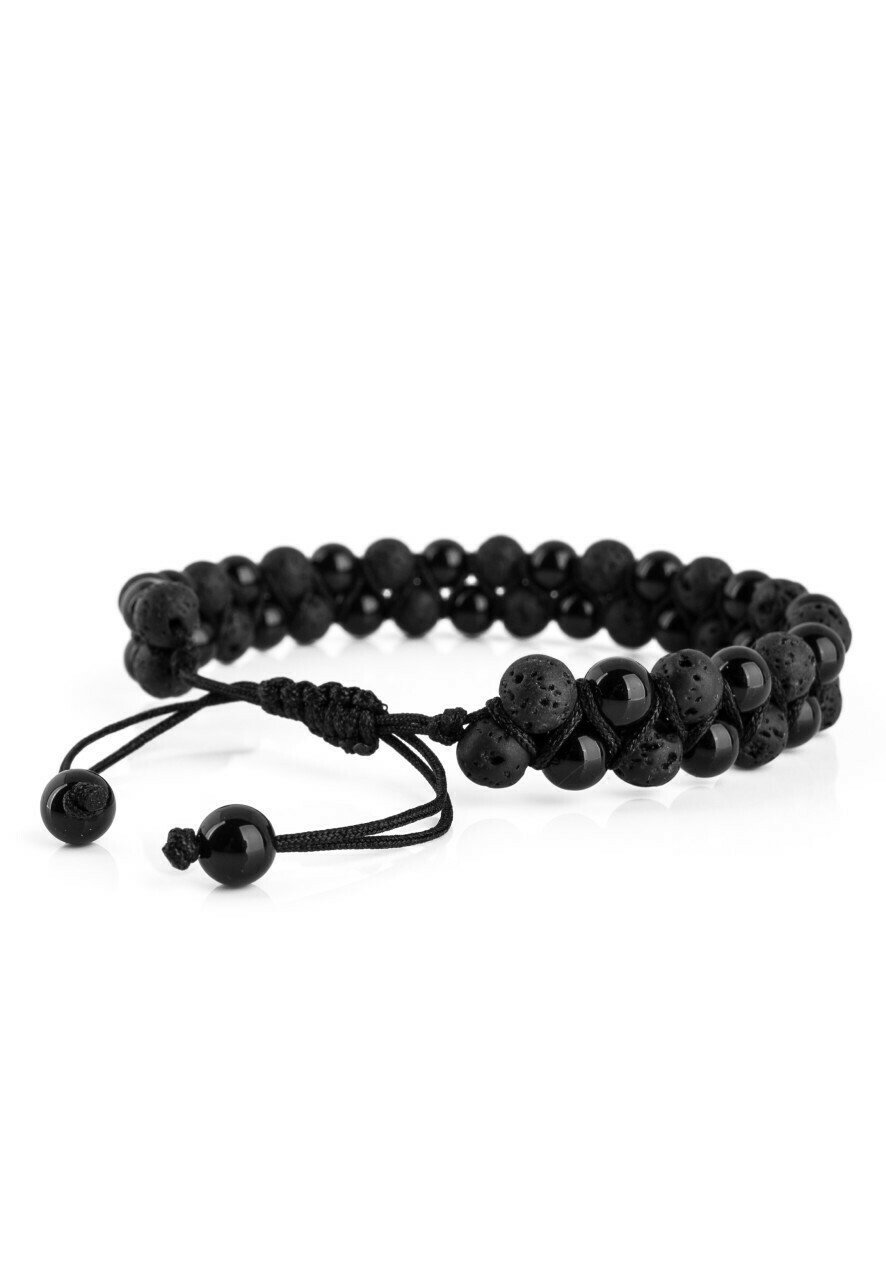 Akitsune SENSEI - Armband - onyx lava