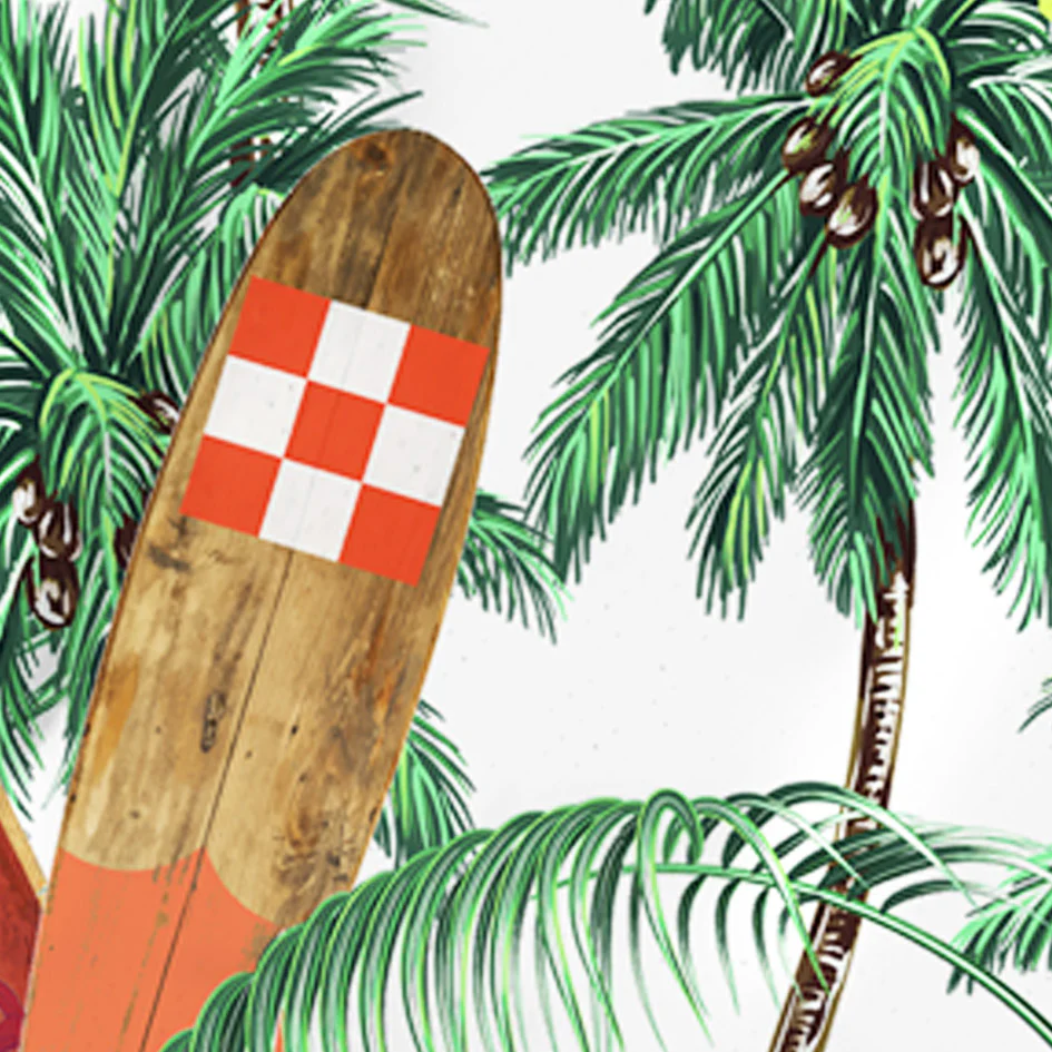 Zwempak voor jongens met surfplankprint