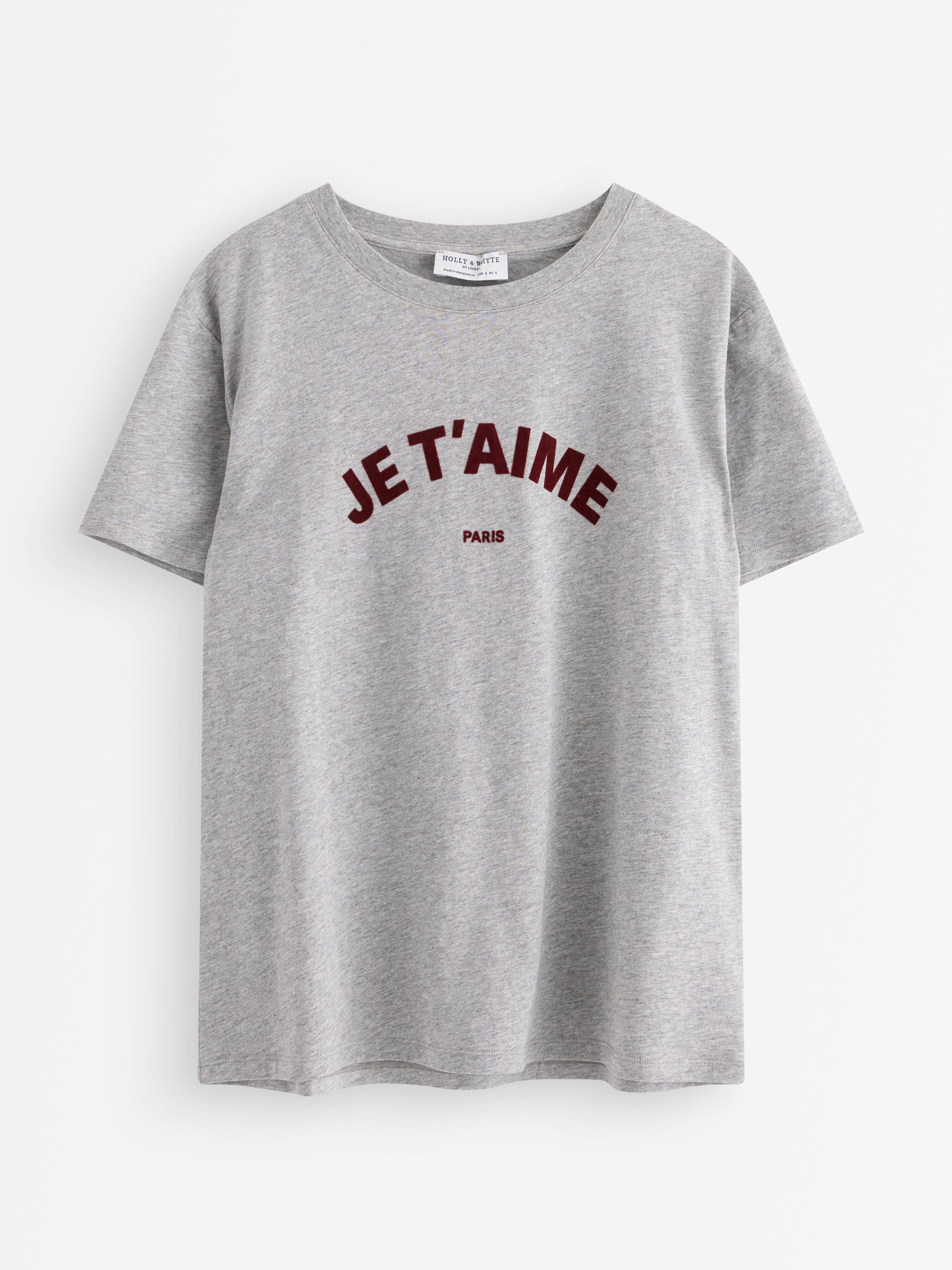 Camiseta gris jaspeada