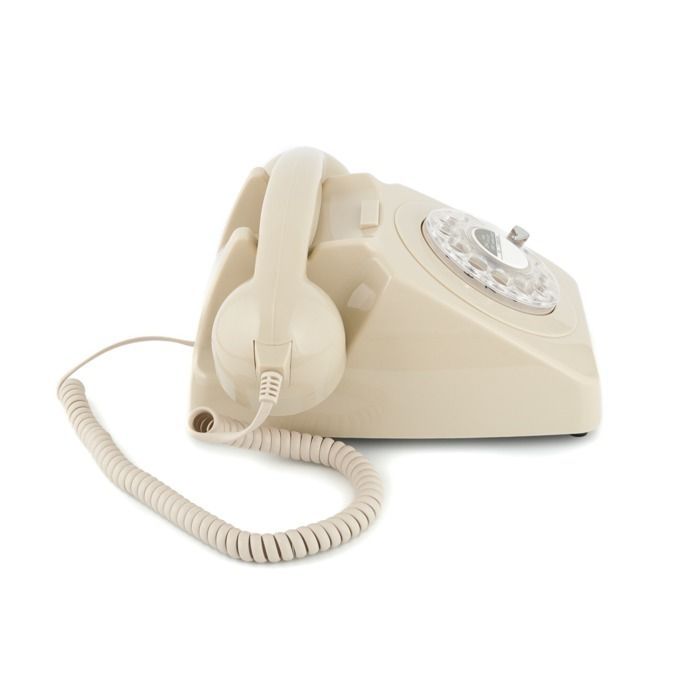 Téléphone analogique fixe - GPO - 746 - Ivoire - Vintage - Filaire