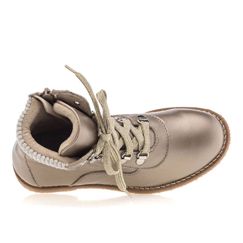 Gelbe Mädchenstiefel/Stiefeletten
