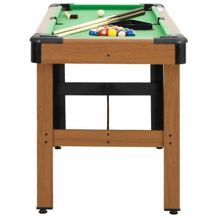 Solde - Mobilier Table de billard 4 pieds 122x61x76 cm Marron DECO JA4207793