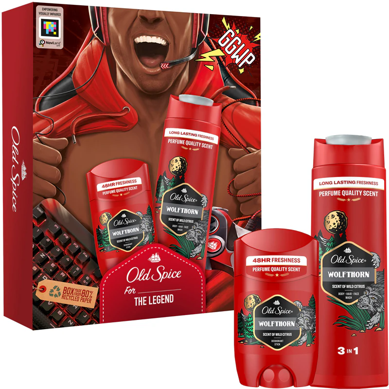 Old Spice Wolfthorn Wolf Gamer Geschenkset für Männer