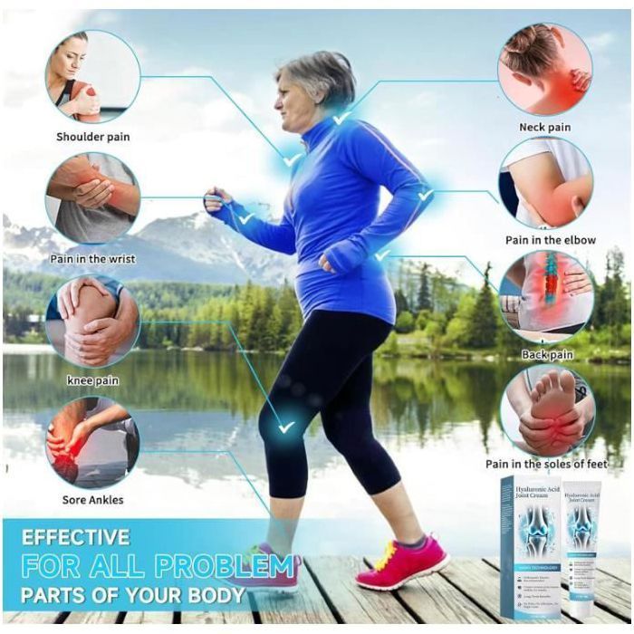 Crème réparatrice pour articulations à l'acide hyaluronique,crème pour soulager la douleur arthroheal,crème de thérapie