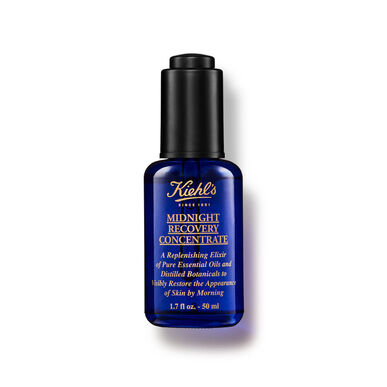 Kiehl's Midnight Recovery Concentrate Elixir Night Repairing Face Oil Essential Oils 50ml