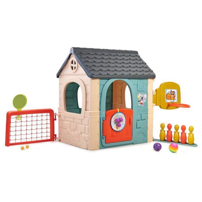 Maisonnette pour enfants - FEBER - CASUAL - Maison activités sports avec accessoires