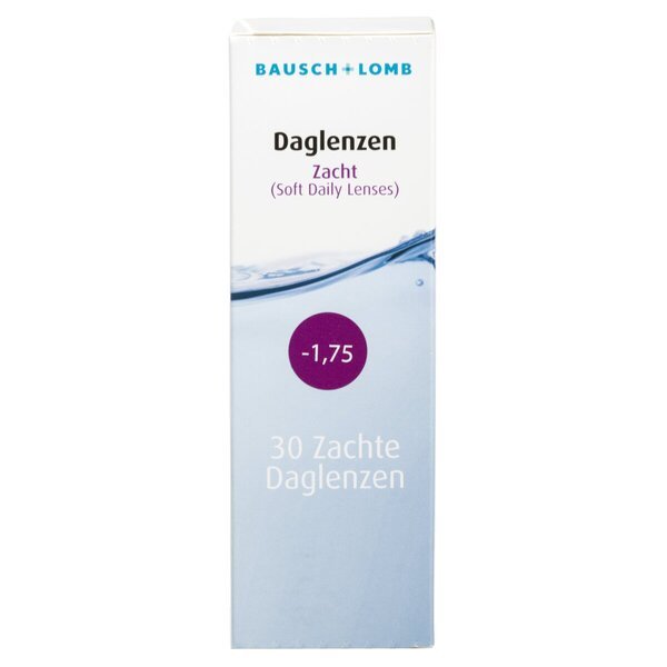 Bausch + Lomb -1,75 mehke dnevne kontaktne leče<br>Medicinski pripomoček - 30 kosov