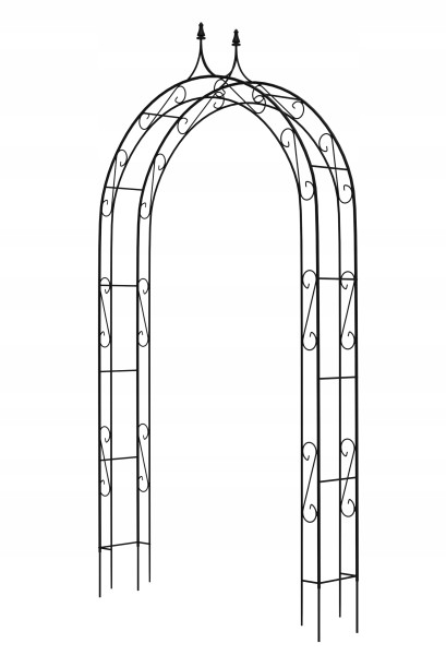 Pergola Ogrodowa Metalowa Łuk Na Kwiaty Róże 281cm
