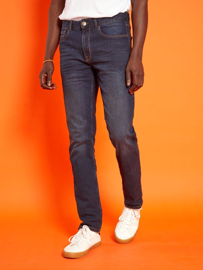 Calça jeans slim - tamanho 32 - Azul índigo
