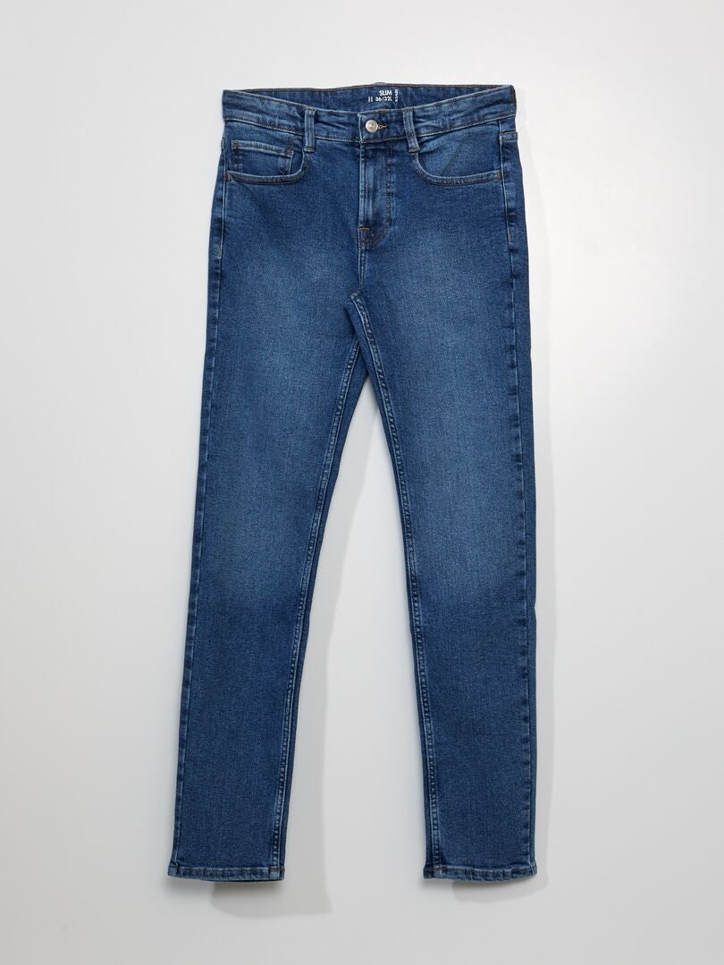 Pantalones vaqueros ajustados - L32 - AZUL