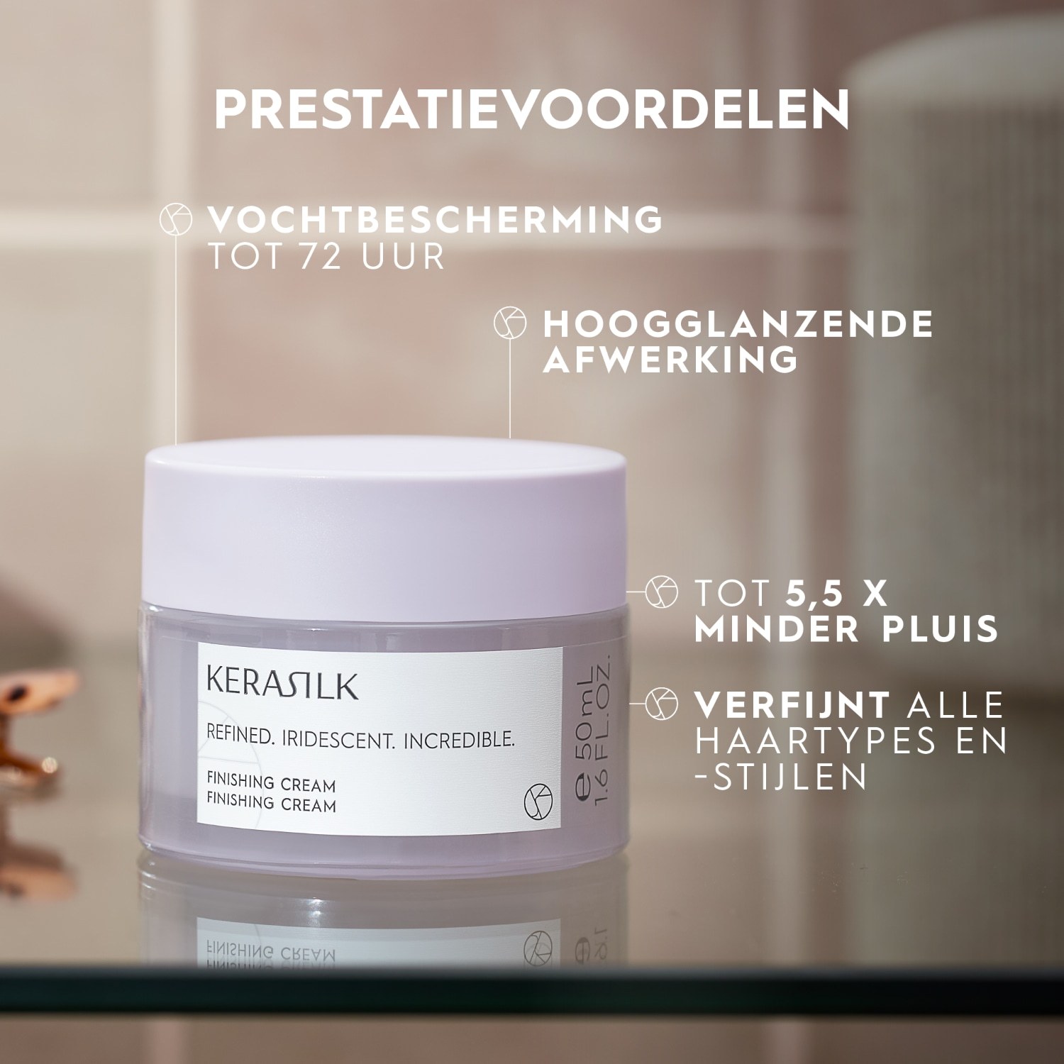 KERASILK plaukų kremas baigiamasis kremas – 50 ml