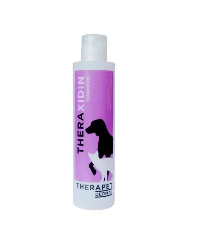 THERAPET Theraxidin Veterinaire shampoo voor honden en katten Huidinfecties 200 ml