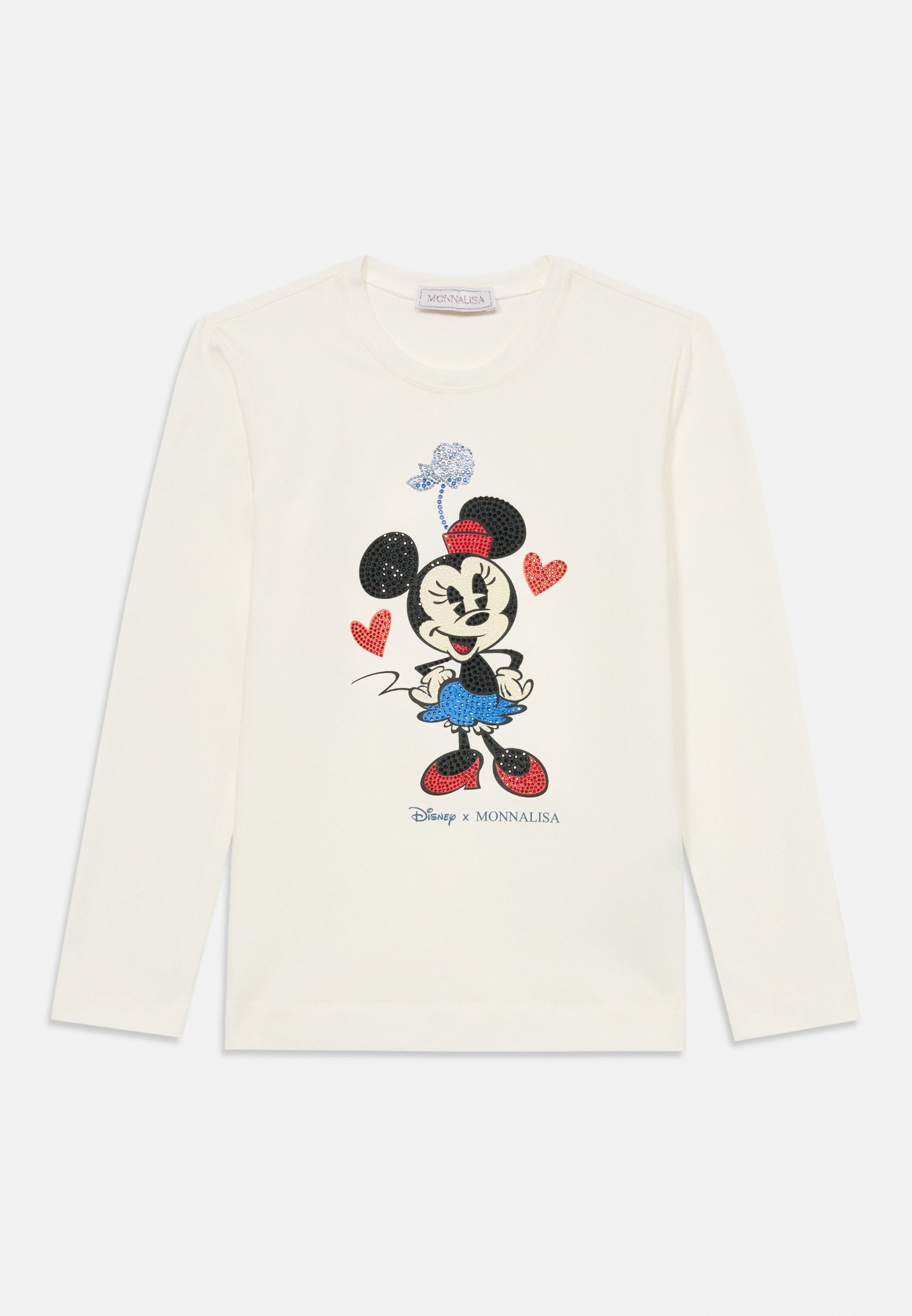 MINNIE DISNEY STRASS - Top s dlouhým rukávem - black