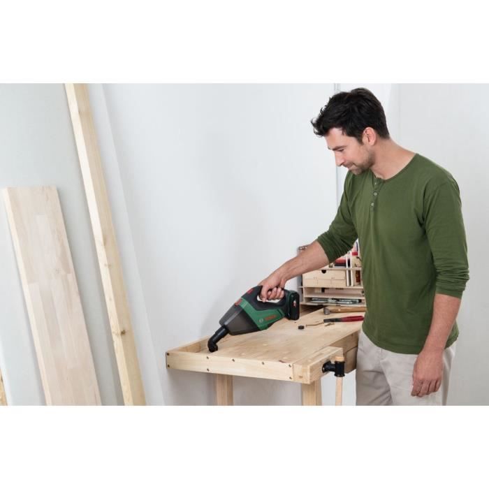 Aspiradora de mano inalámbrica Bosch UniversalVac18 - CONJUNTO con 1 batería de 2,5 Ah
