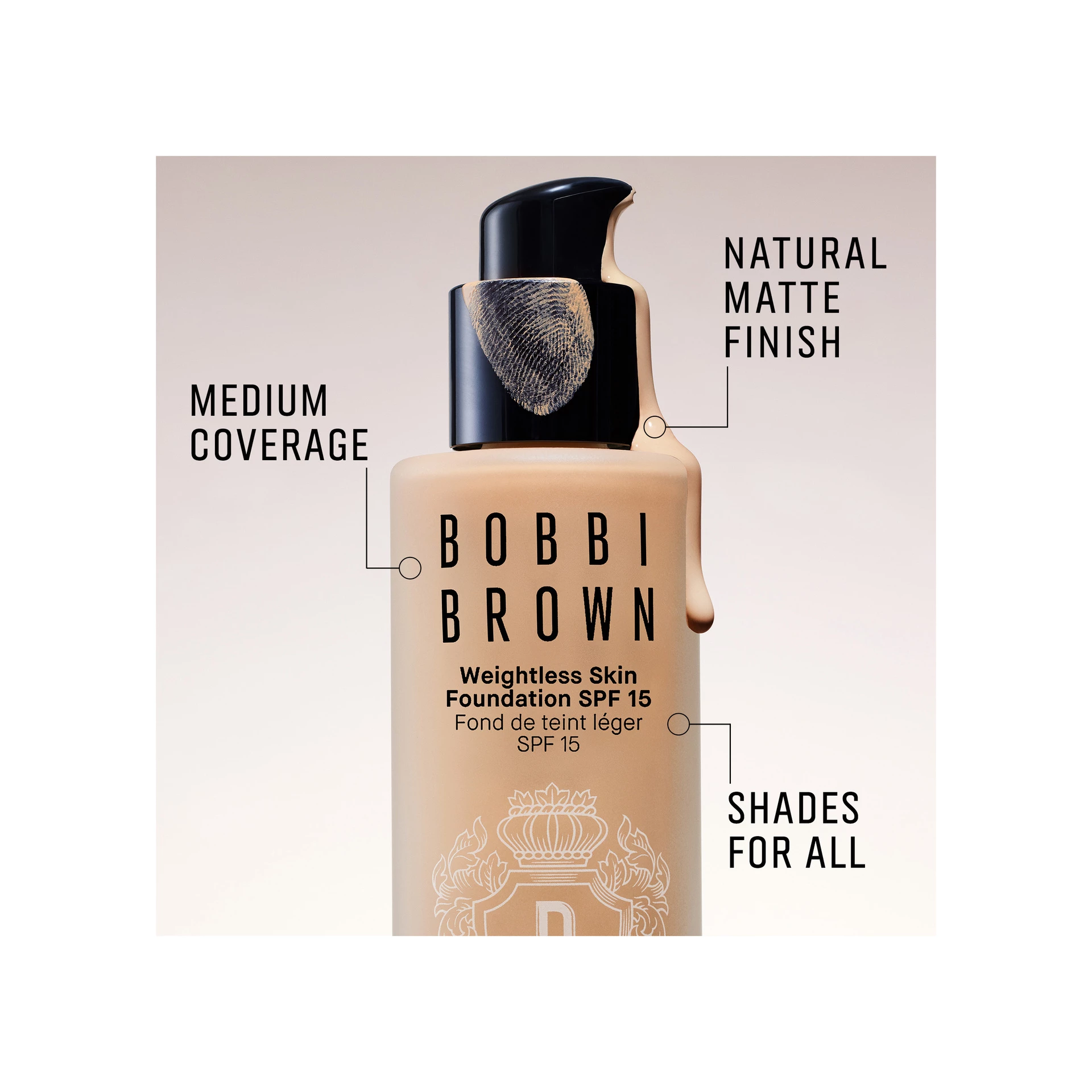 Fond de ten Weightless Skin SPF15 1 Ivory Cald - Bobbi Brown