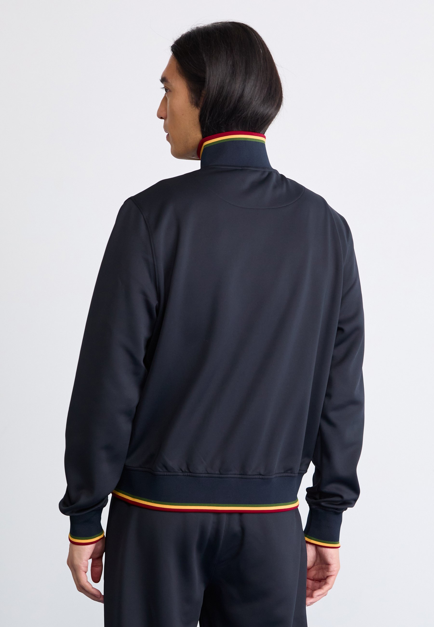 EMBLEM TRACK JACKET - Tréninková bunda - navy/pan africa