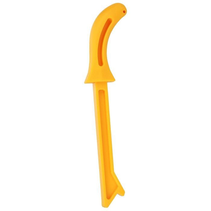 SALALIS bastone di spinta per sega da banco, bastone di spinta giallo di sicurezza per sega da legno, per sega da banco fai da te (vuoto)