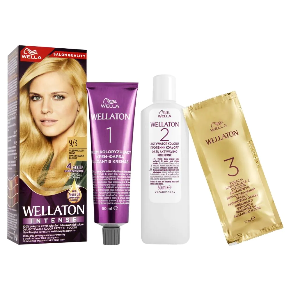 Wellaton Farba do włosów 9/3 Złoty Blond