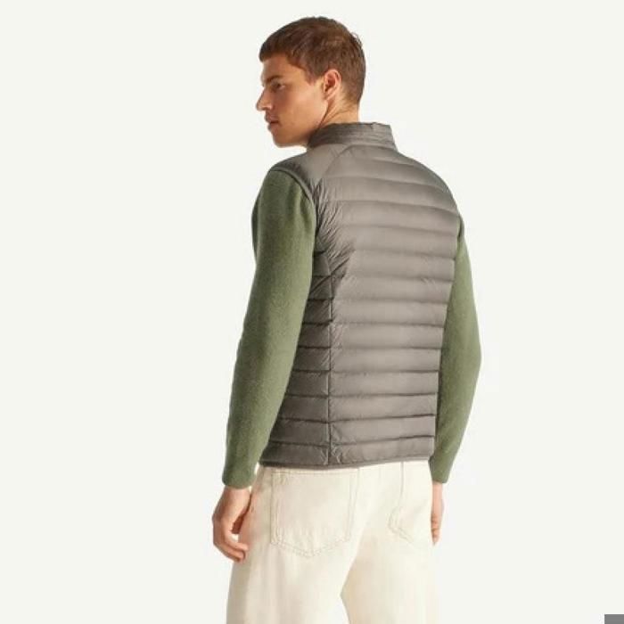 CHAQUETA DE PLUMAS SIN MANGAS PARA HOMBRE JOTT TOM, COLOR ANTRACITA