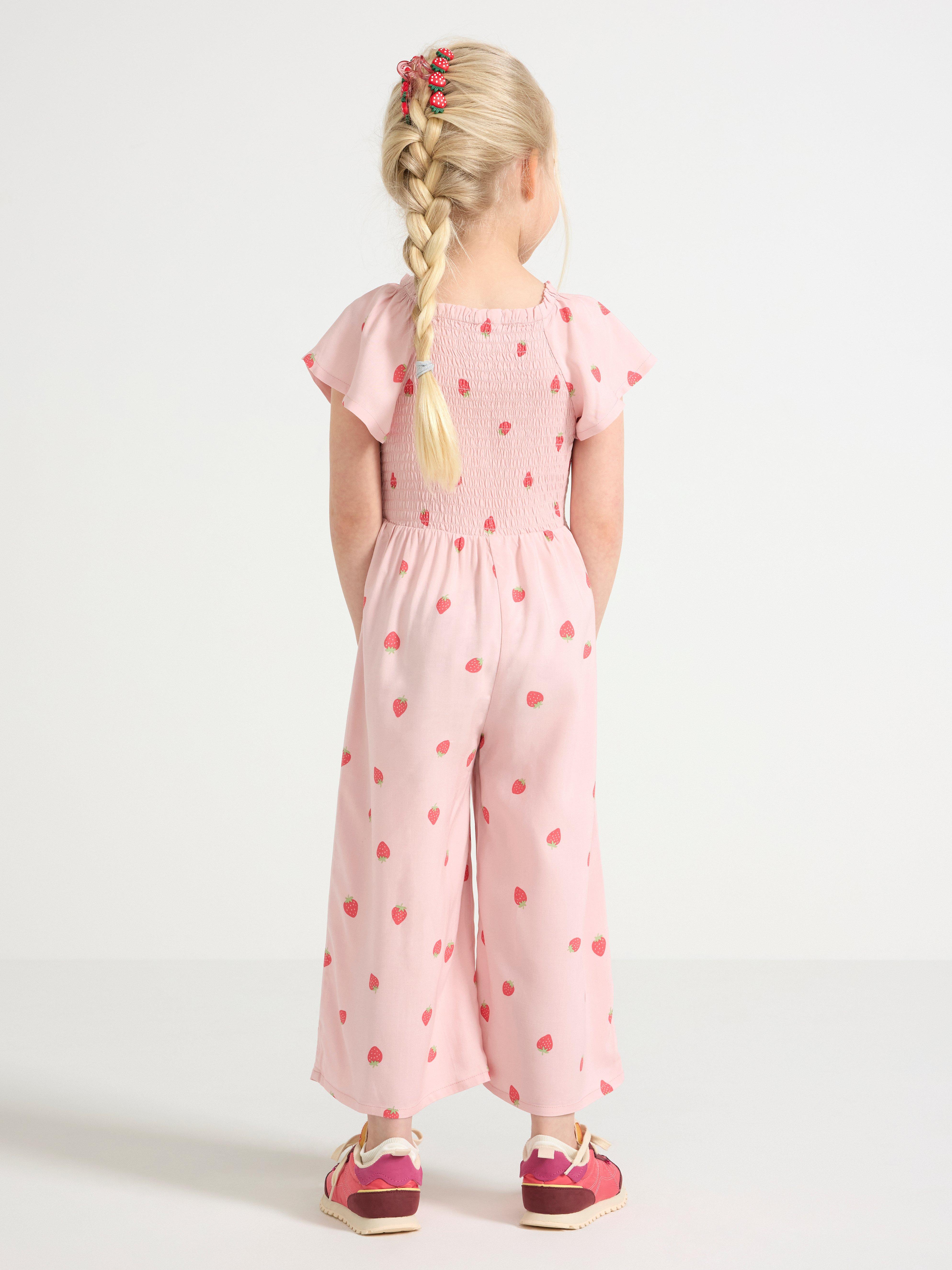 Macacão Kortärmad Light Dusty Pink
