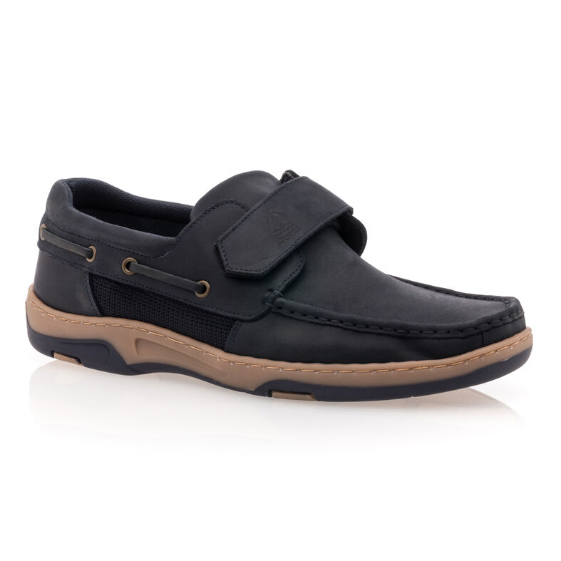 Mocasines/zapatos náuticos azules para hombre