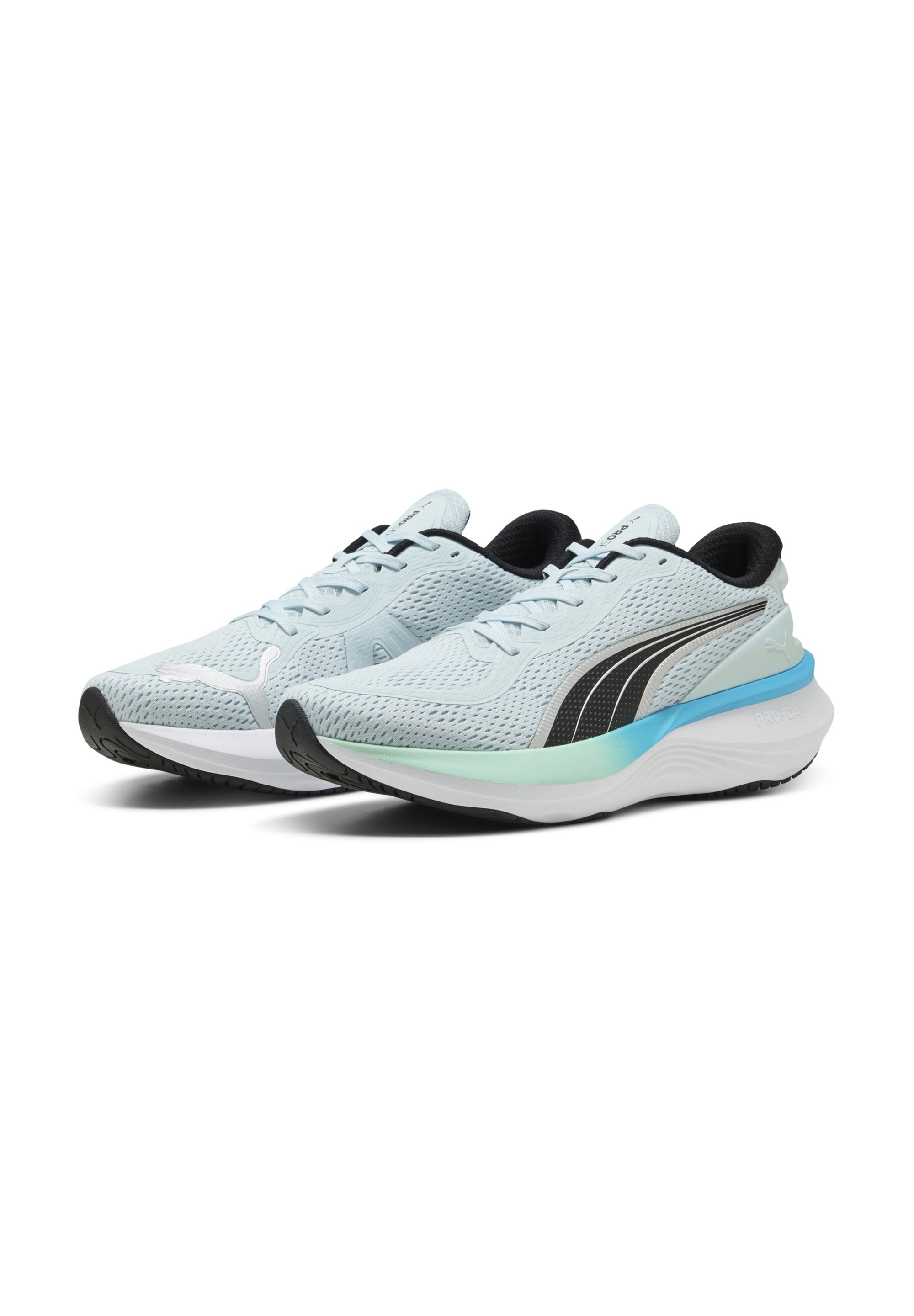 Puma SCEND PRO - Chaussure d'entraînement - Vert mer - Noir Puma - Argent Puma - Menthe fondante - Bleu vitesse