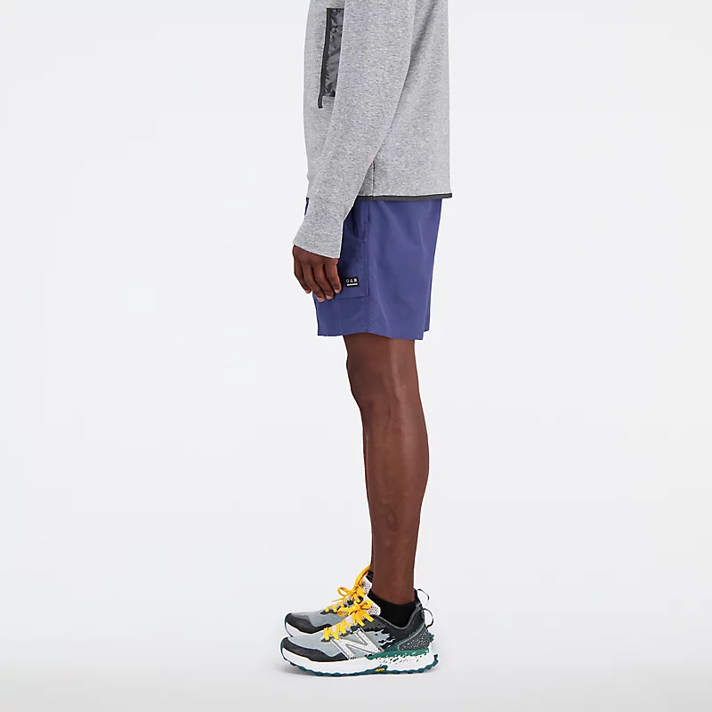 Herenshorts van geweven materiaal AT - VINTAGE INDIGO