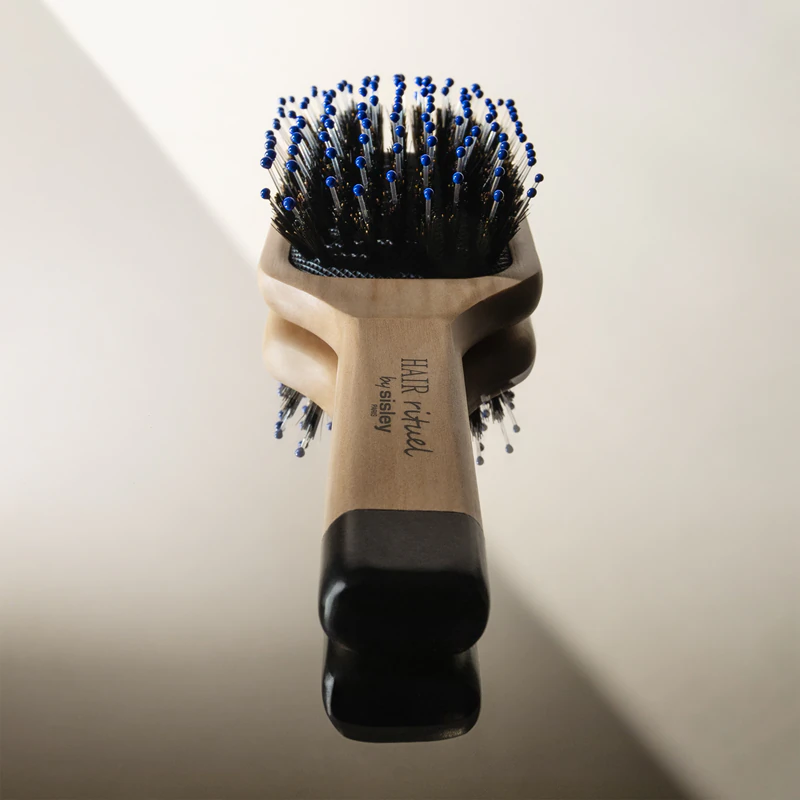 Ritual Capilar da Sisley: Escova de Bolso para Radiância e Maciez