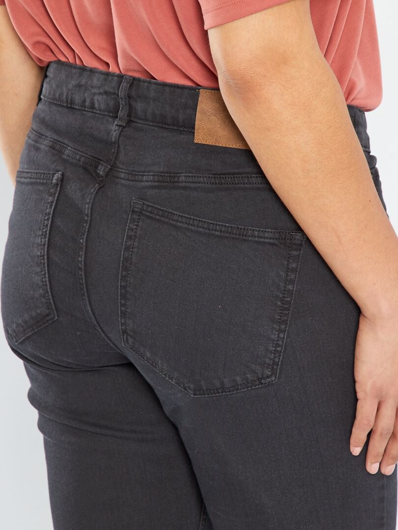 Calça jeans regular L28 - PRETA