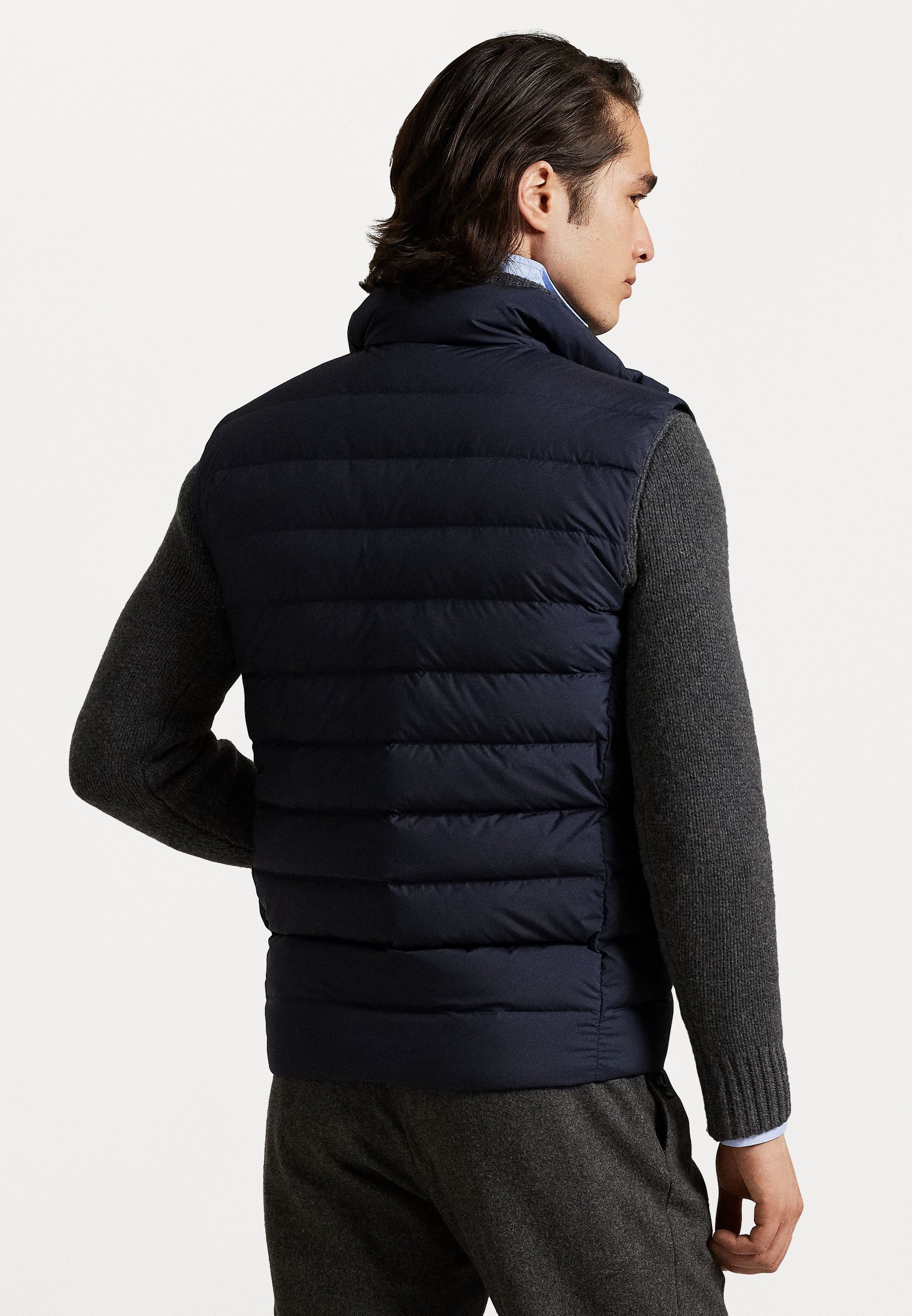 Gilet opaco ripiegabile Polo Ralph Lauren THE COLDEN - collezione blu navy