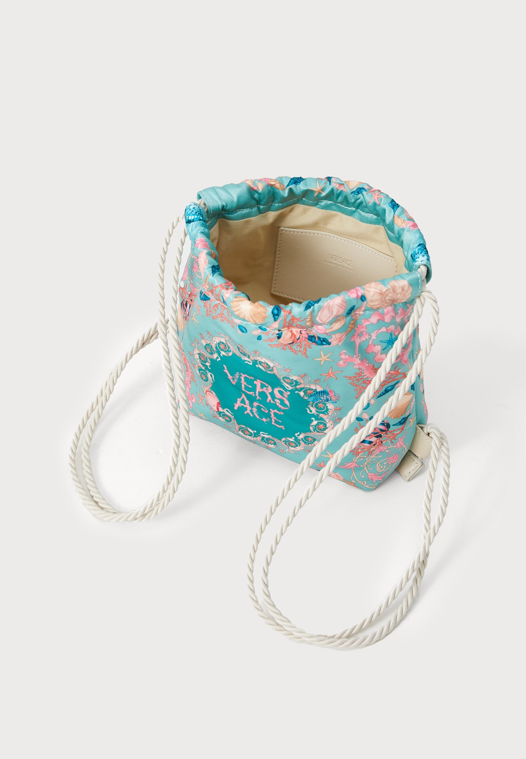 Versace DRAW STRING PRINT LA VACANZA UNISEX - Batoh - black/multicolor