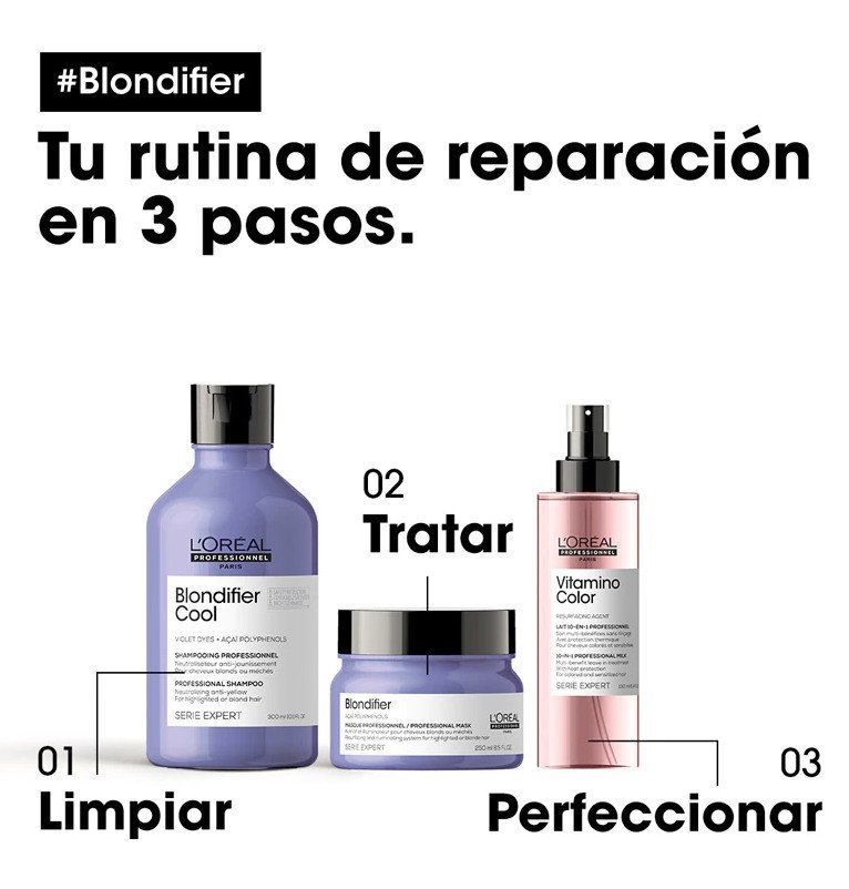 Obnovujúca a rozjasňujúca maska Blondifier Expert Series Profesionálne salónne masky