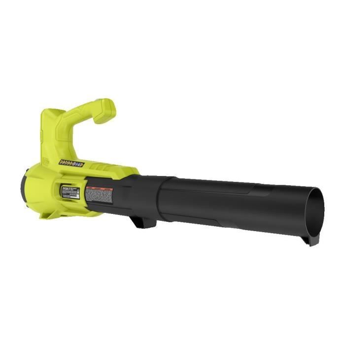 RYOBI - Soplador Turbo Jet ONE+ de 18 V - Velocidad del aire: 145 km/h - Caudal máximo: 7,1 m³/min - Sin batería ni cargador - RY18BLA-0