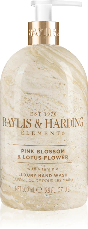 Baylis & Harding Elements Vloeibare Handzeep met Roze Bloesem en Lotusbloem